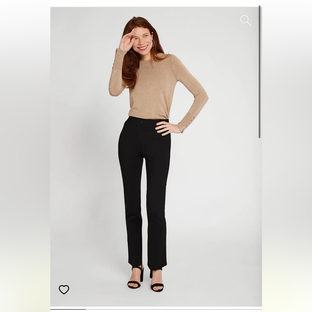 NEW • Betabrand • Women’s Classic Dress Pant Yoga Pants | Straight Black Small